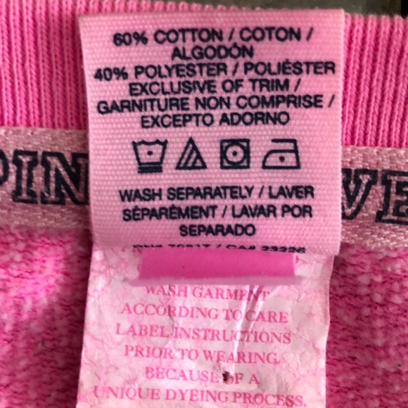 Pink Victoria’s Secret leopard print sweatshirt - Picture 5 of 5